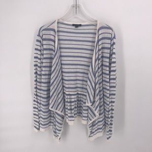 Tommy Hilfiger Striped Waterfall Cardigan Woman L
